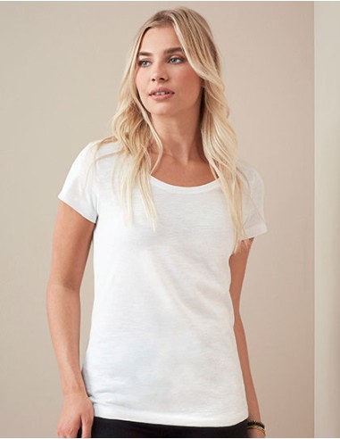 S-ST9500-Sharon Slub Crew Neck Women